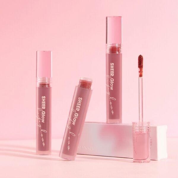 flbpdonlips.storecp10 (2) MANSLY Sheer Glow Water Mist Lip Glaze – M05 Pink Lychee Poem